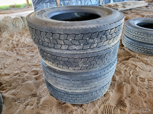 (4) 11R-24.5 tires